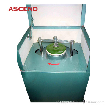 Moagem de amostra selada em laboratório, pulverizador de disco vibratório mil